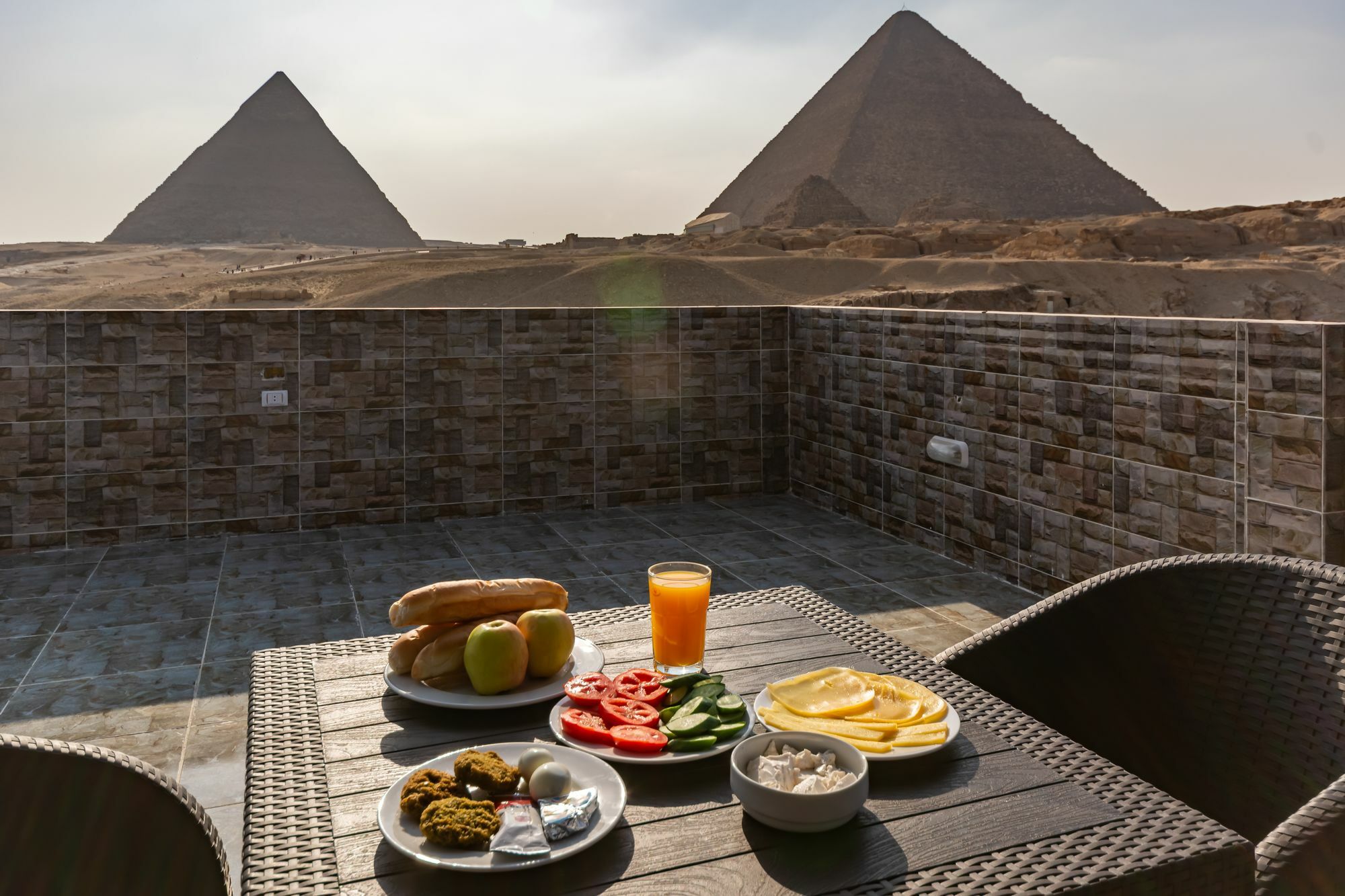 Pyramids Guest House Giza Eksteriør bilde